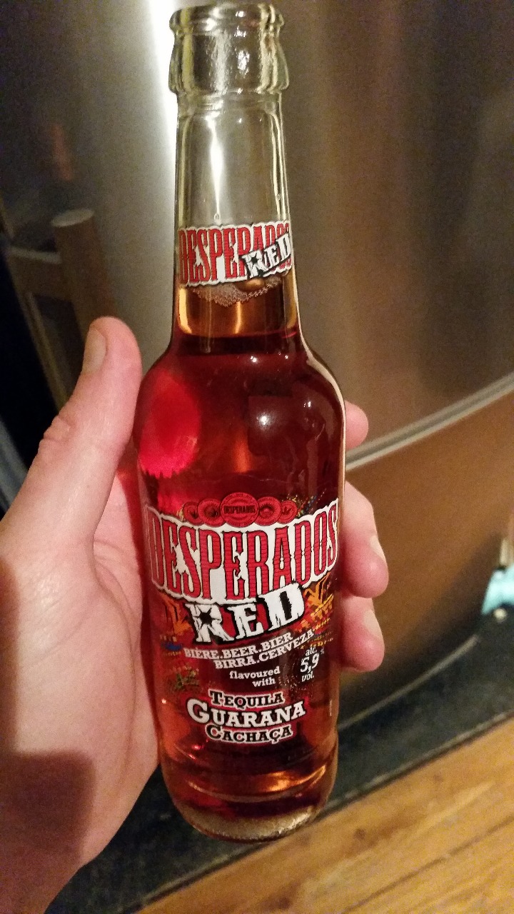 Desperados Red Tequila Cachaca Guarana Flavoured Beer, France